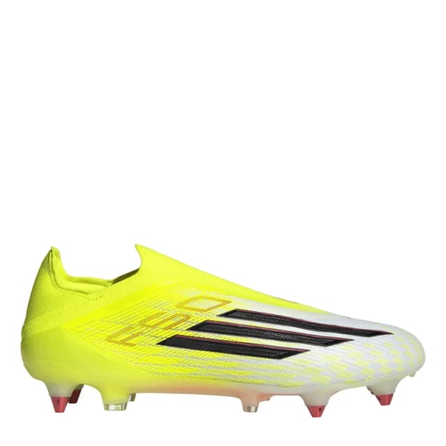 adidas Mens adidas F50 Elite Laceless Soft Ground Football Boots Solar Yellow male 9.5 (44)