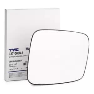 TYC Wing Mirror Glass VW 337-0088-1 701857521A Side Mirror Glass,Mirror Glass,Door Mirror Glass,Rear View Mirror Glass,Mirror Glass, outside mirror