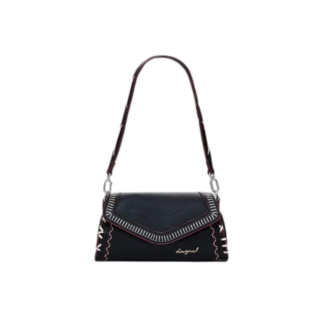 Desigual Womens Handbag Desigual Manhattan Pespuntes Zarauz Noir Female TU