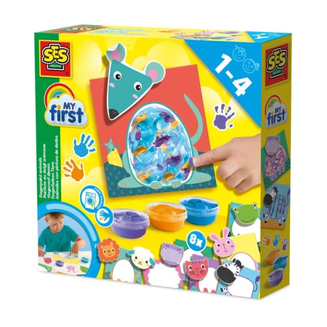 SES Creative My First Fingerpaint Animals, 1 to 4 Years (14444) Multi