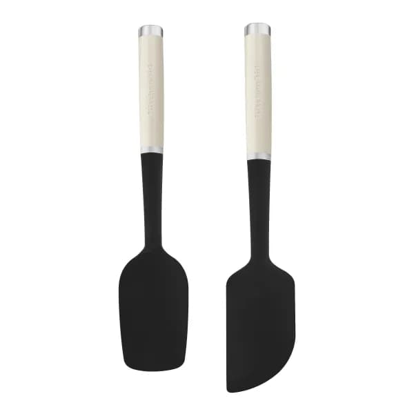 2pc Silicone Spatula Set - Almond Cream