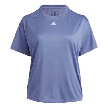 adidas Training 3-Stripes AEROREADY T-Shirt (Plus Size) W - Orbit Violet