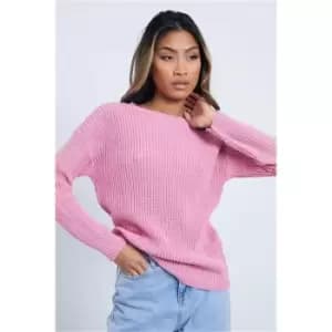 I Saw It First Rose Crew Neck Jumper - Pink