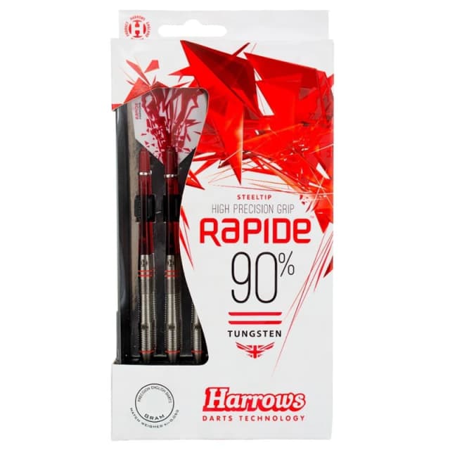 Harrows Darts Rapide Tungsten Darts Silver/Red unisex 22g