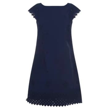 Gant Broderie Dress - Blue