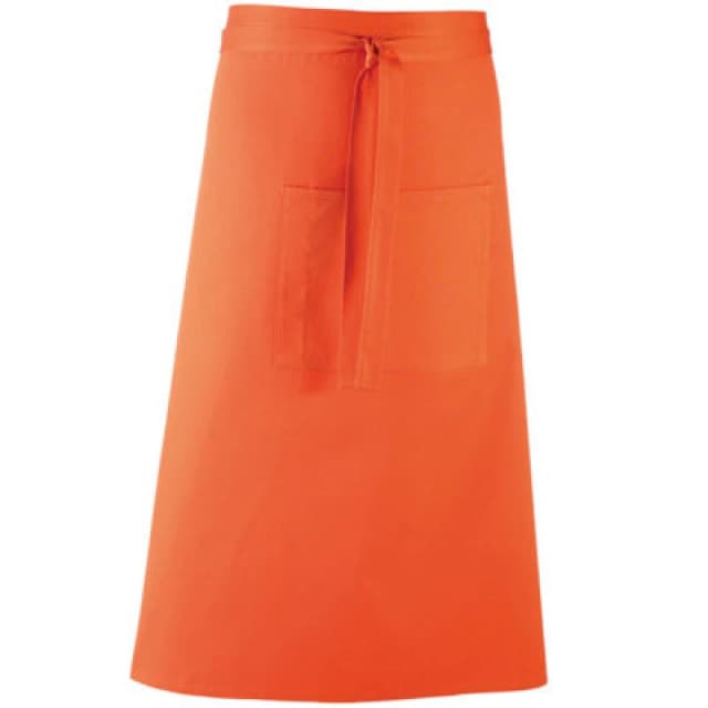 Premier Premier Colours Bar Apron in Orange Orange One Size Unisex 5063470680047