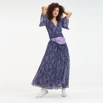 Tommy Jeans Floral Maxi Dress - Floral/Sky 424