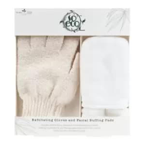 So Eco Exfoliating Gloves and Facial Buffing Pads 4 pcs