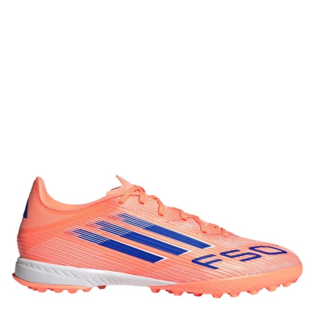 adidas F50 League Adults Astro Turf Football Boots Orange/Blue male 8 (42)