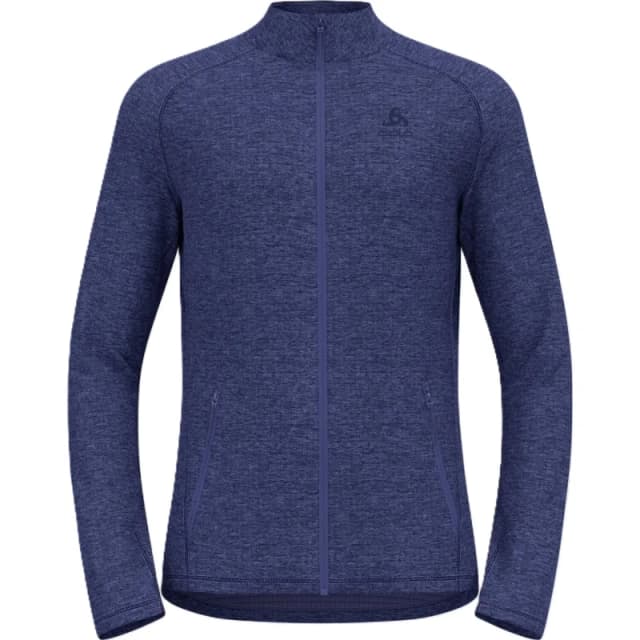 Jacket Odlo Tencia Mid Layer Bleu Male L