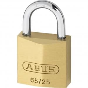 Abus 65 Series Compact Brass Padlock 25mm Standard