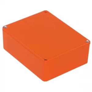 Hammond 1590BBSOR Die Cast Stomp Box Orange 120 x 94 x 42