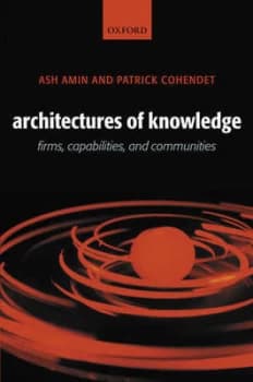 Architectures of Knowledge by Ash Amin Paperback
