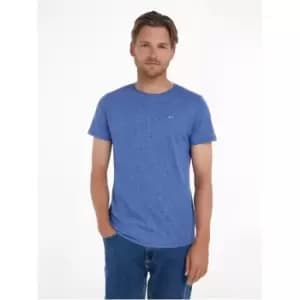 Tommy Jeans Tommy Jeans Slim Jaspe Crew Neck T-Shirt Mens - Blue