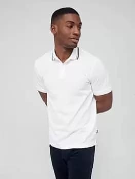 BOSS Pack Tipped Collar Polo Shirt - White Size M Men