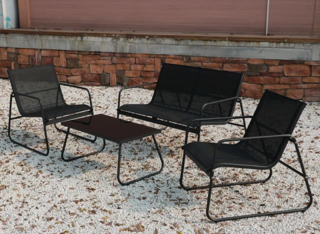 Studio Havana Sling 4 Piece Lounge Set Grey unisex One Size