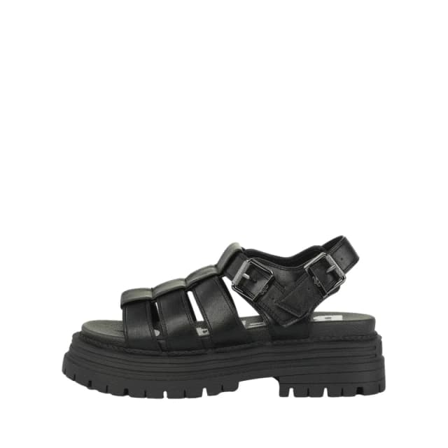 Buffalo Womens heeled sandals Buffalo Lennox Fisher Noir Female 36