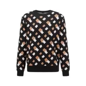 Boss Ecarlo AOP Jumper - Black