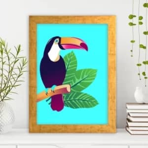 AC3906320657 Multicolor Decorative Framed MDF Painting