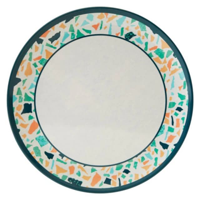 Premier Housewares Assorted Terrazzo Dinner Plate, Durably Constructed Round Plate, Versatile Patterned Plate, Food Plate Multi