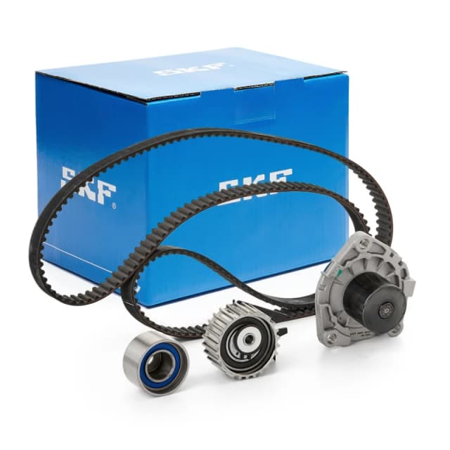 SKF VKMC 02191-2 Water Pump + Timing Belt Kit with gaskets/seals, Number of Teeth: 198 Water Pump & Timing Belt Kit (3096)