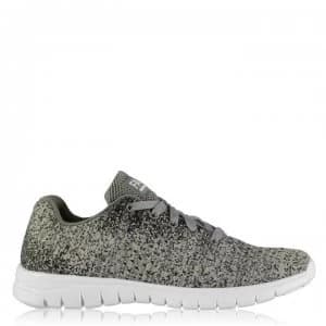 Fabric Flyer Runner Ladies Trainers - Grey