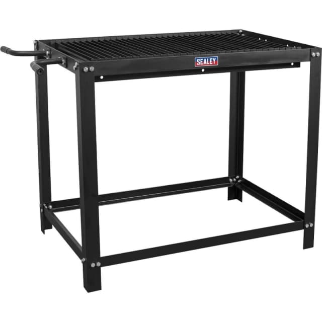 Loops Plasma Cutting Table Workbench - Mild Steel - 113kg Capacity - Replaceable Slats Metallics