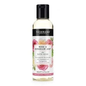 Tisserand Aromatherapy The Bath Soak Rose and Geranium 200ml