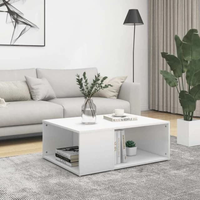 VIDAXL Coffee Table White 90x67x33cm Engineered Wood Vidaxl 8720286561041