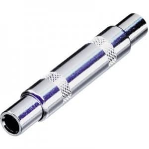 Rean AV NYS236 Jack Audiophono Adapter 1x Jack socket 6.3mm 1x Jack socket 6.3mm Nickel