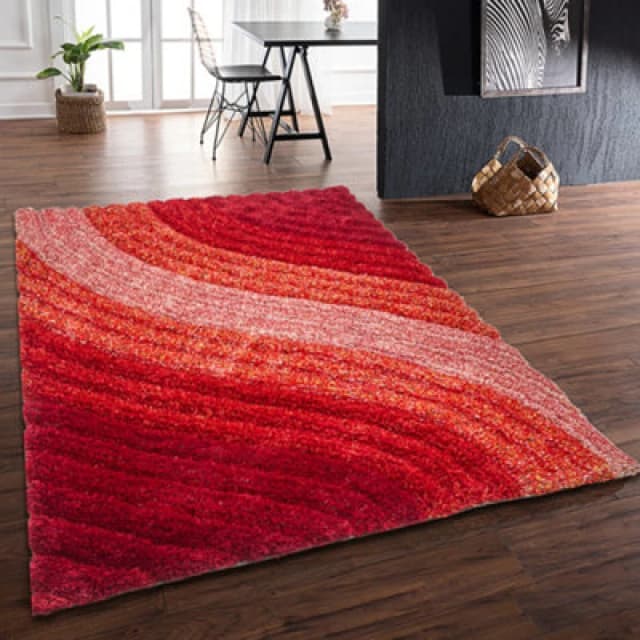 Ds Living Ultra Plush Lena Red Rug