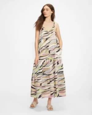 Ted Baker Printed Button Through Cami Dress