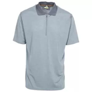 Trespass Mens Maraba Active Polo Shirt (S) (Carbon Marl)