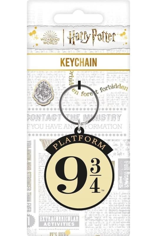 Harry Potter Platform 9 3 4 PVC Keyring in True Black True Black Unisex One Size