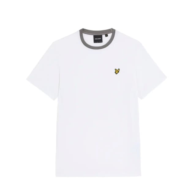 Lyle & Scott Contrast collar T-Shirt Lyle & Scott Blanc Male S
