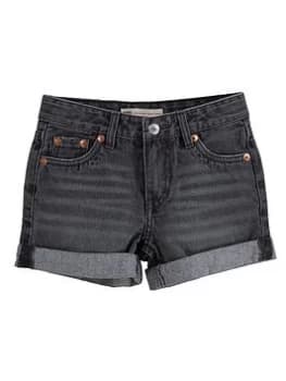 Levis Girls Girlfriend Denim Shorts - Dark Grey, Size Age: 3 Years, Women
