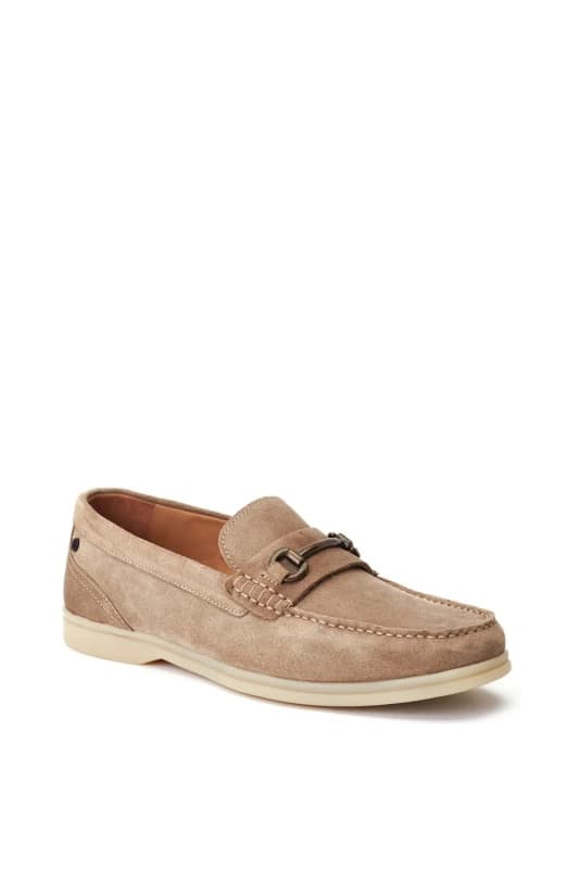 Base London Base London Men Snapper Loafer in Light Brown Size: 8 Light Brown 8 Male 5038538365983