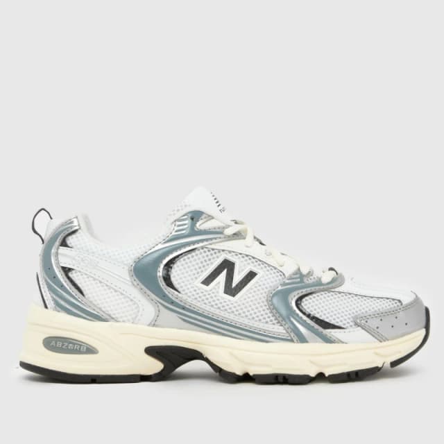 New Balance 530 Trainers in Silver Multi Silver Multi UK 3.5 (EU 36)