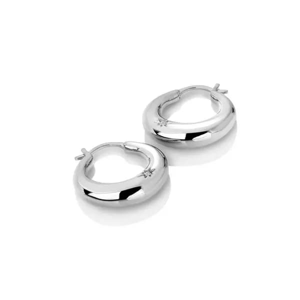 Hot Diamonds Sterling Silver Soul Statement Earrings DE794