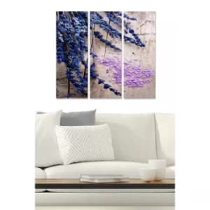 MDF64251601 Multicolor Decorative MDF Painting (3 Pieces)