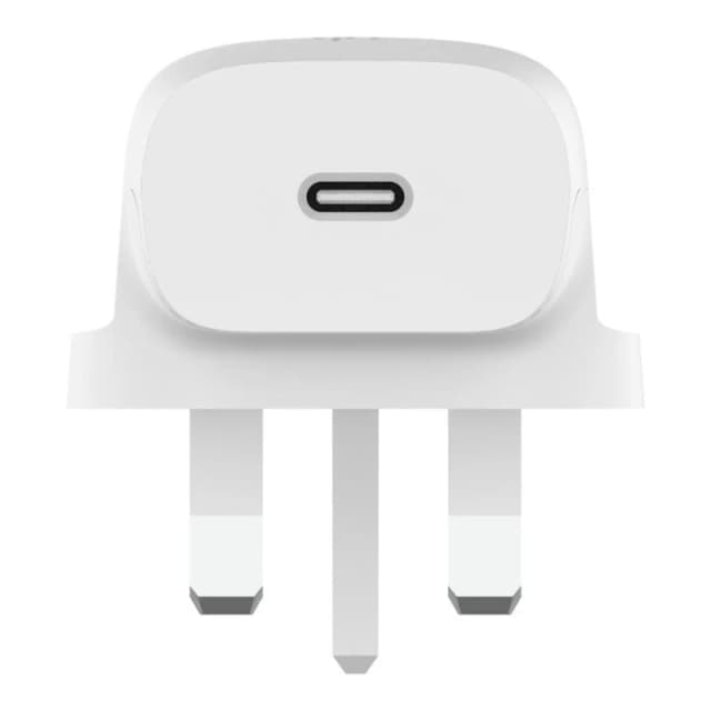 Belkin 20W USB-C Mains Charger and Cable - White