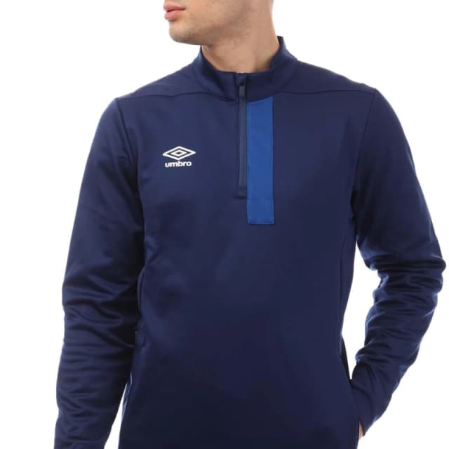 Umbro Premier 1/2 Zip Fleece Blue male L