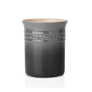 Le Creuset Stoneware Small Utensil Jar - Flint