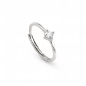 Sentimental Silver Cubic Zirconia Round Ring 149200/017
