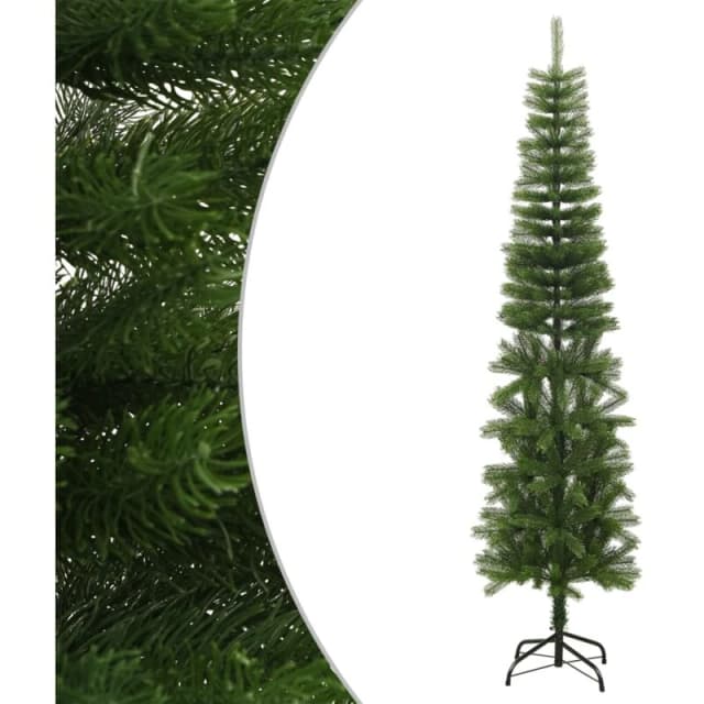 VIDAXL Vidaxl - Artificial Slim Christmas Tree with Stand 240cm pe 8720287021179