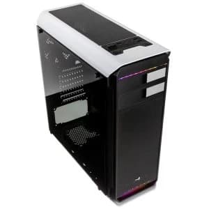 Aerocool Aero-500G RGB Midi Tower - White Window