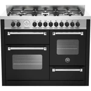 Bertazzoni MAS110-6-MFE-T-NEE Master Series 110cm Dual Fuel Range Cooker - Black