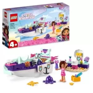 Lego 10786 Gabby's Dollhouse Gabby & Mercat's Ship & Spa Toy