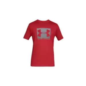Under Armour BOXED SS T-Shirt - Red/Steel - M