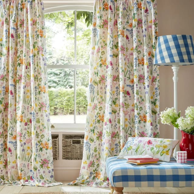 Bluebellgray Isolation Garden Curtains, 168 x 137cm, Spring